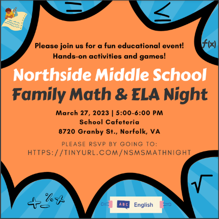 Family night flyer